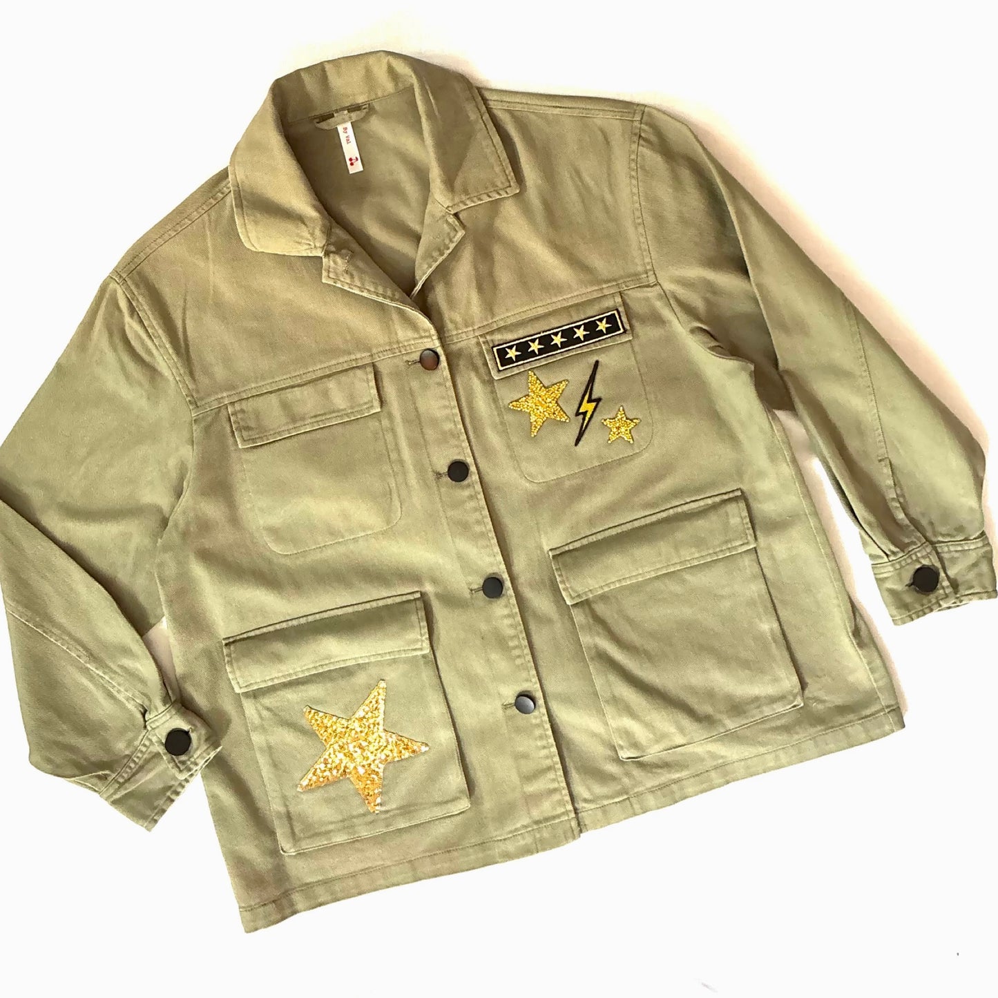 Veste Kaki Léopard