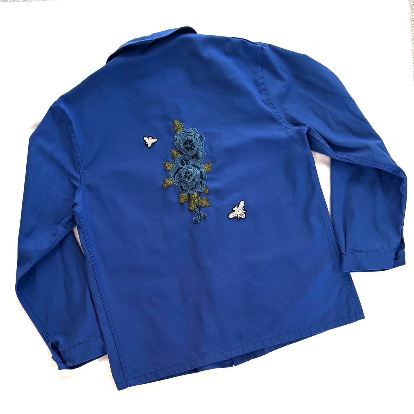 Veste Roses bleues
