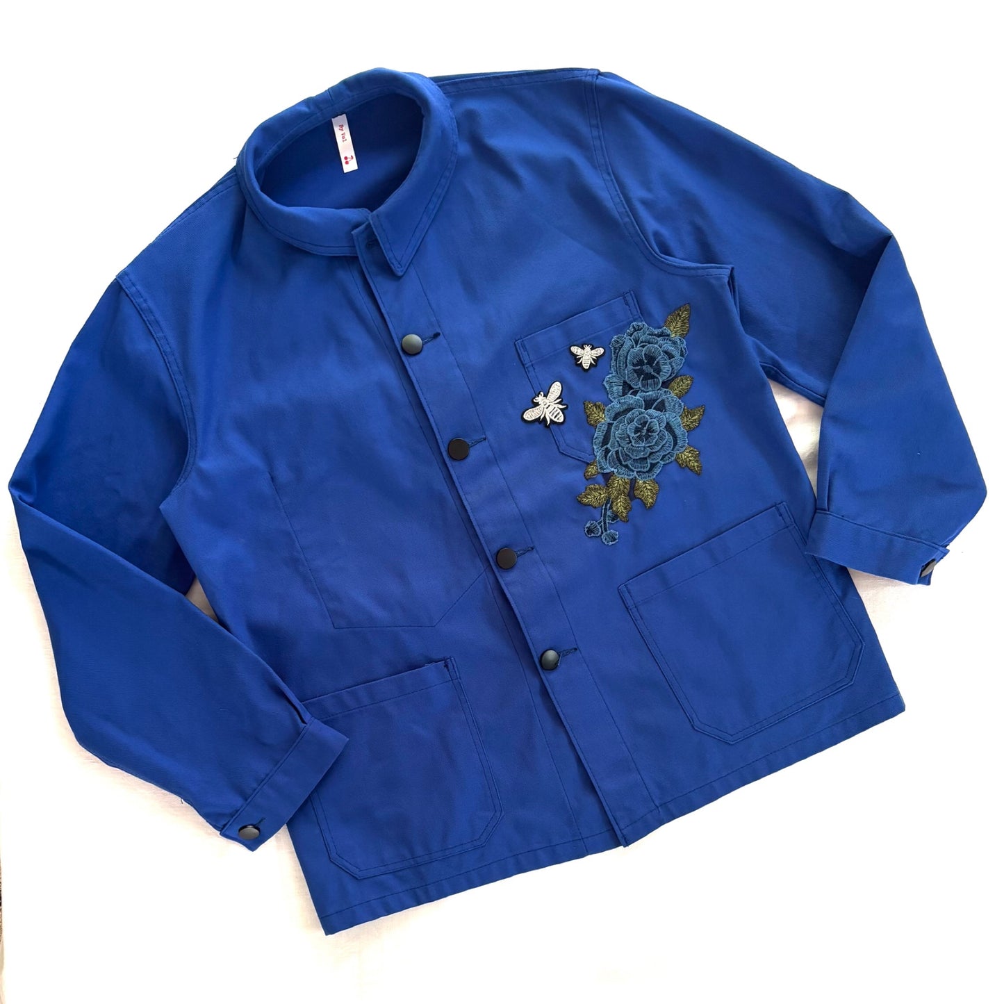 Veste Roses bleues